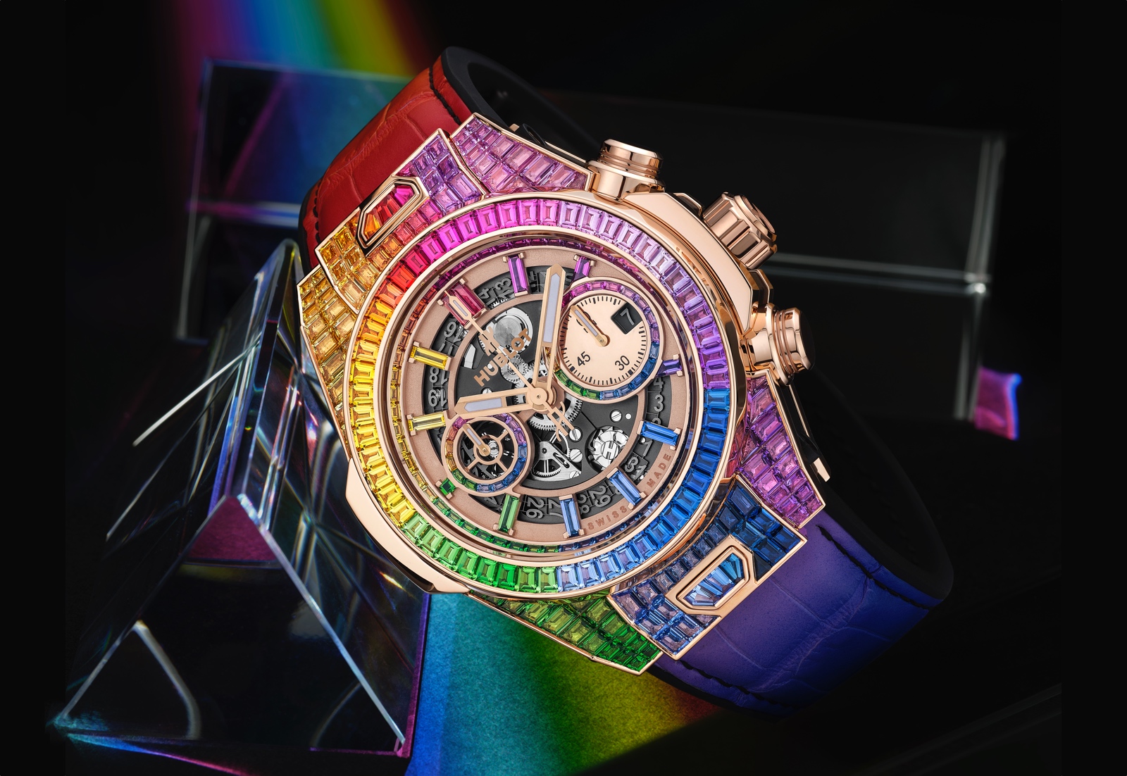 Hublot Big Bang Unico High Jewelry Rainbow - art