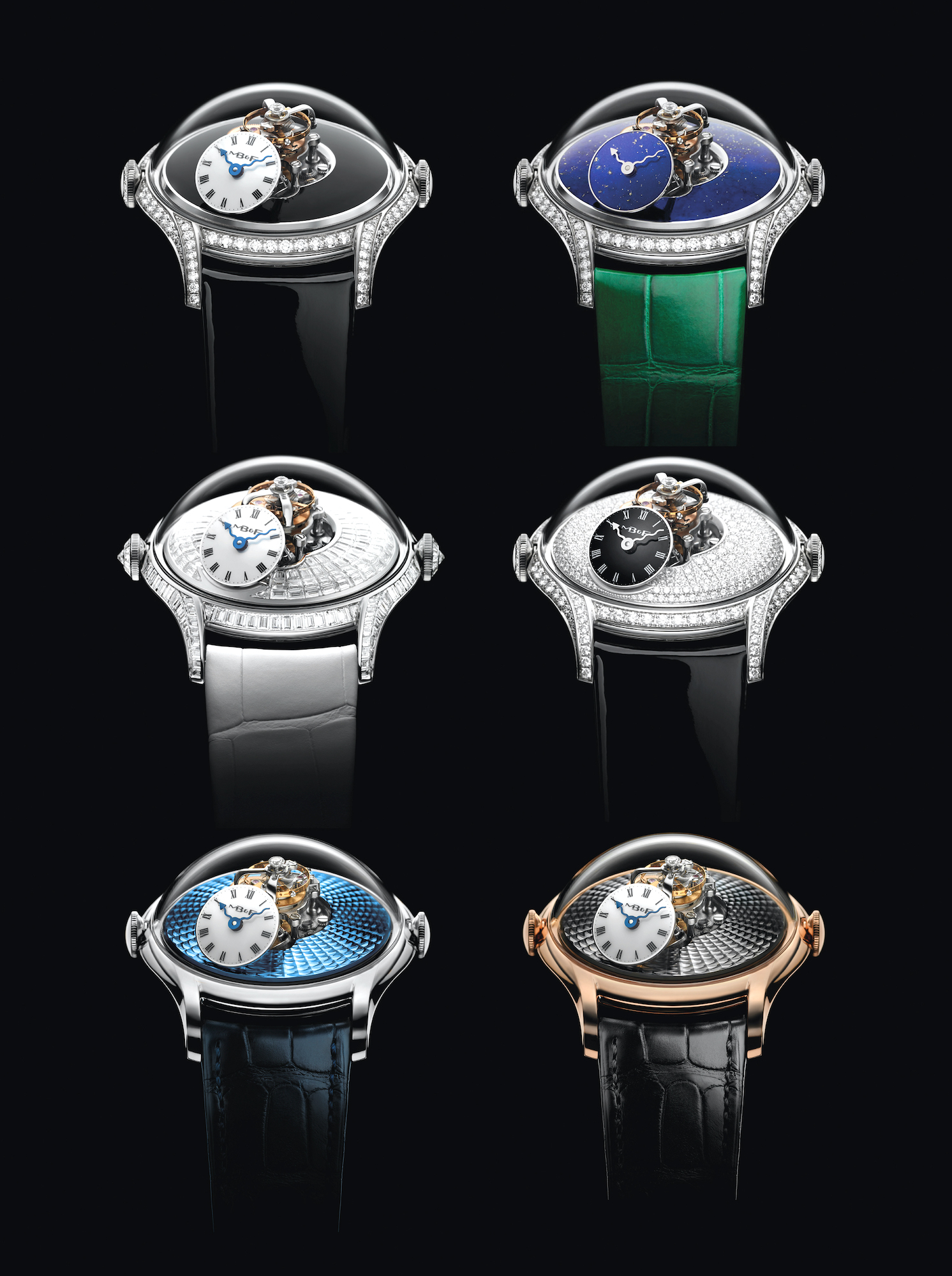 MB & F Legacy Machine FlyingT Lapis Lazuli - family
