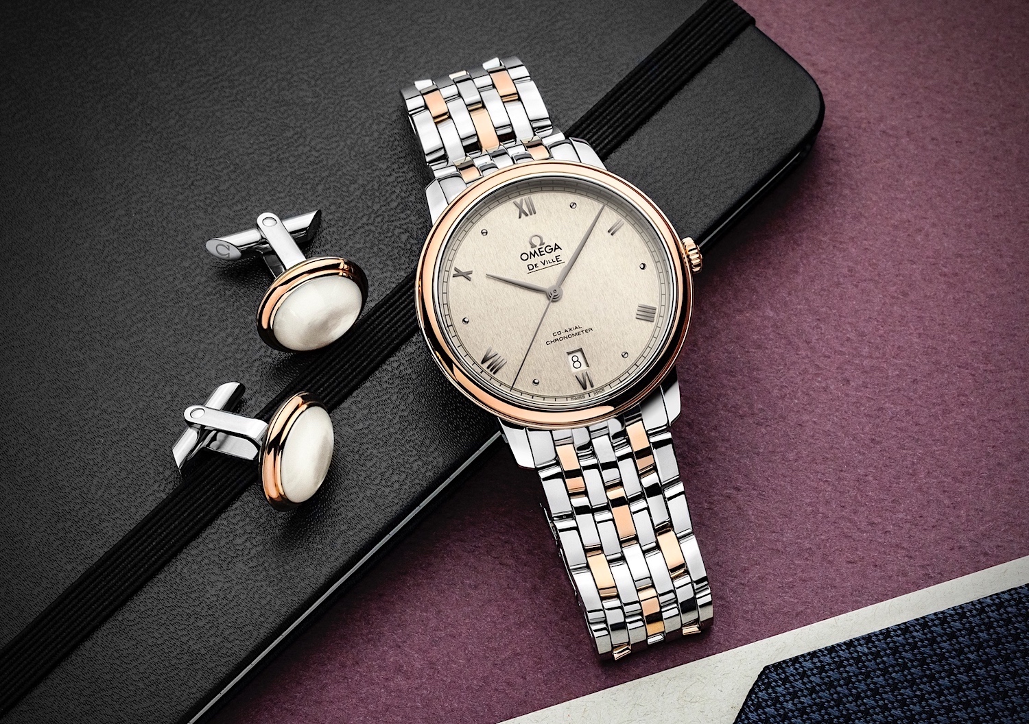 Omega De Ville Prestige 2020 - steel and rose gold 02