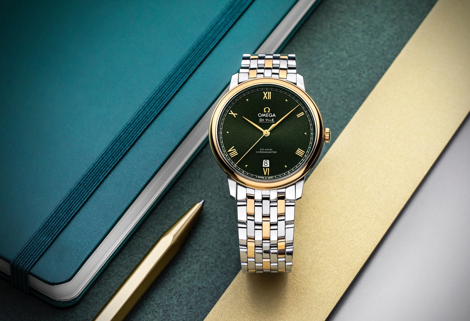 Omega De Ville Prestige 2020 - steel and yellow gold