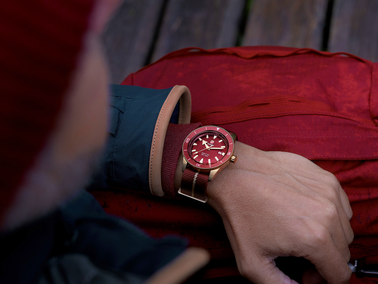 Rado Captain Cook Bronce Burgundy