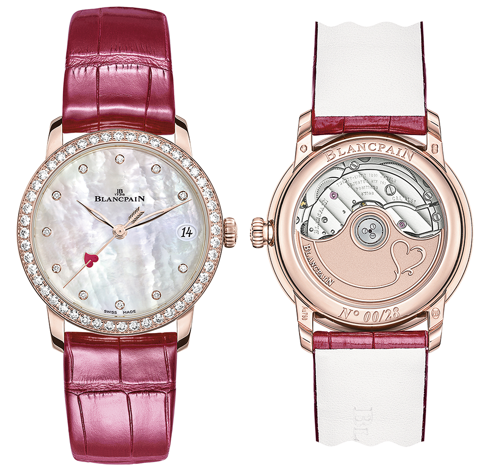 Blancpain Villeret Women Date Saint-Valentin 2021