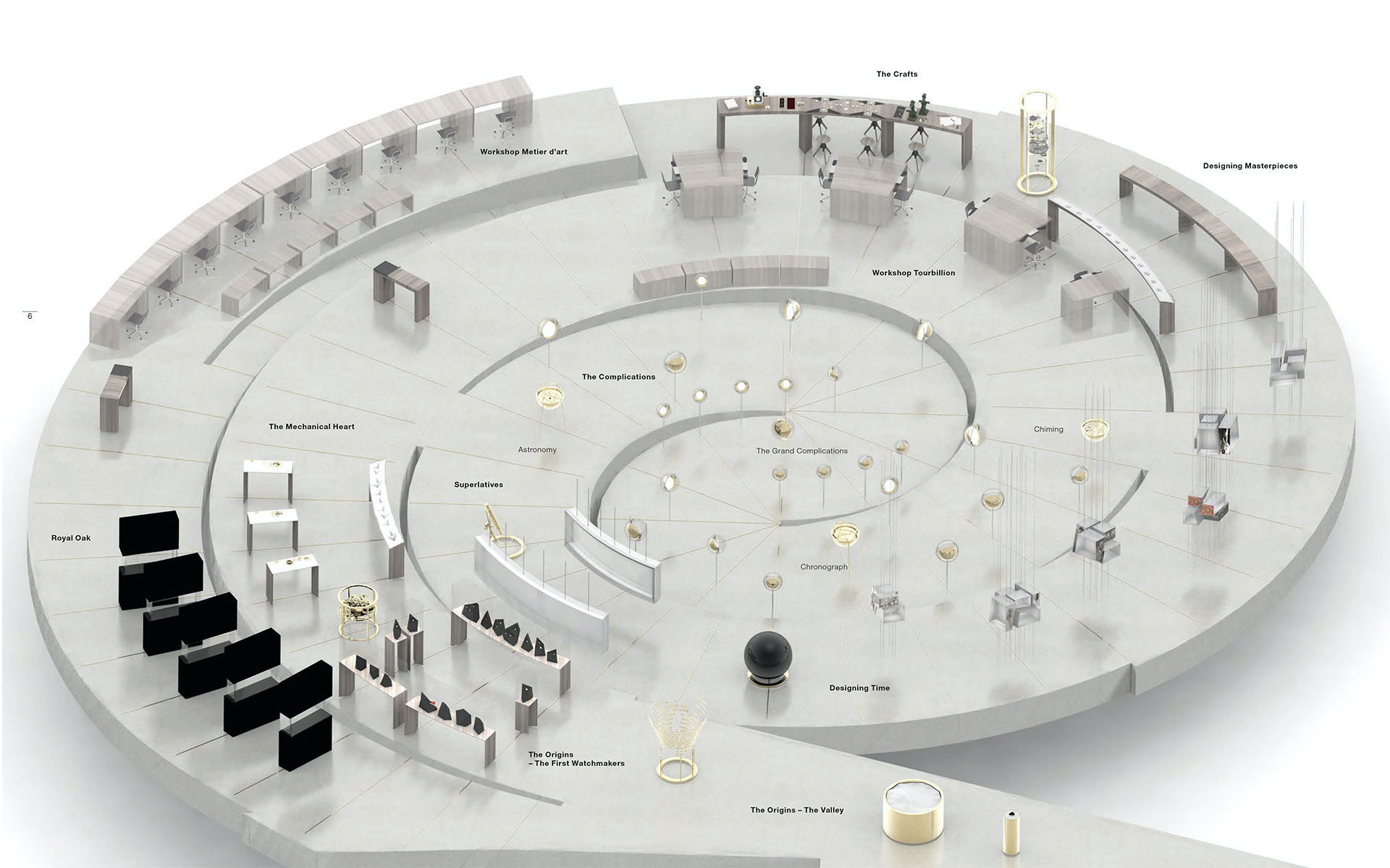 Audemars Piguet Musée Atelier - isometrie
