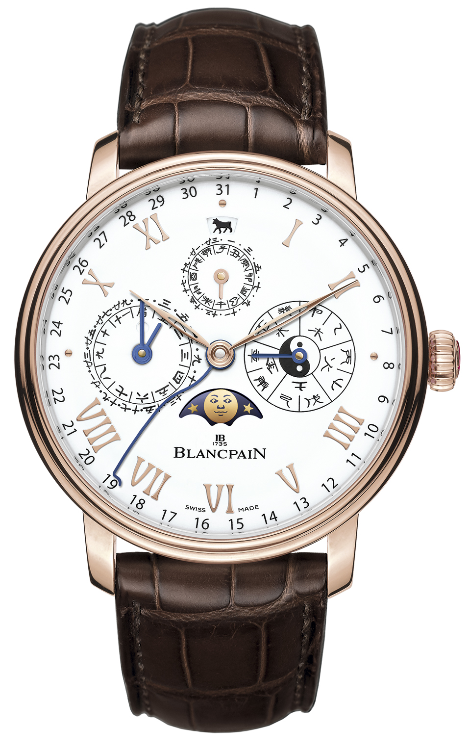Blancpain Villeret Calendario Chino Tradicional, año del buey