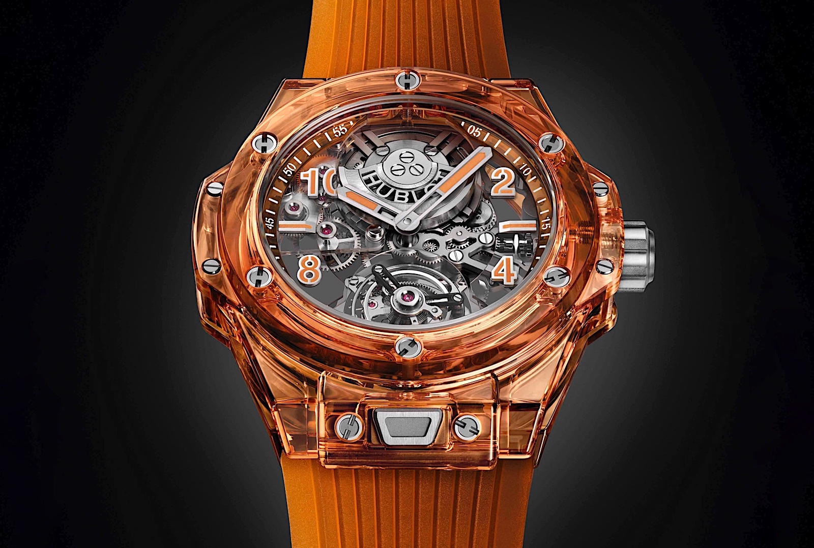 Big Bang Tourbillon Auto Orange Sapphire