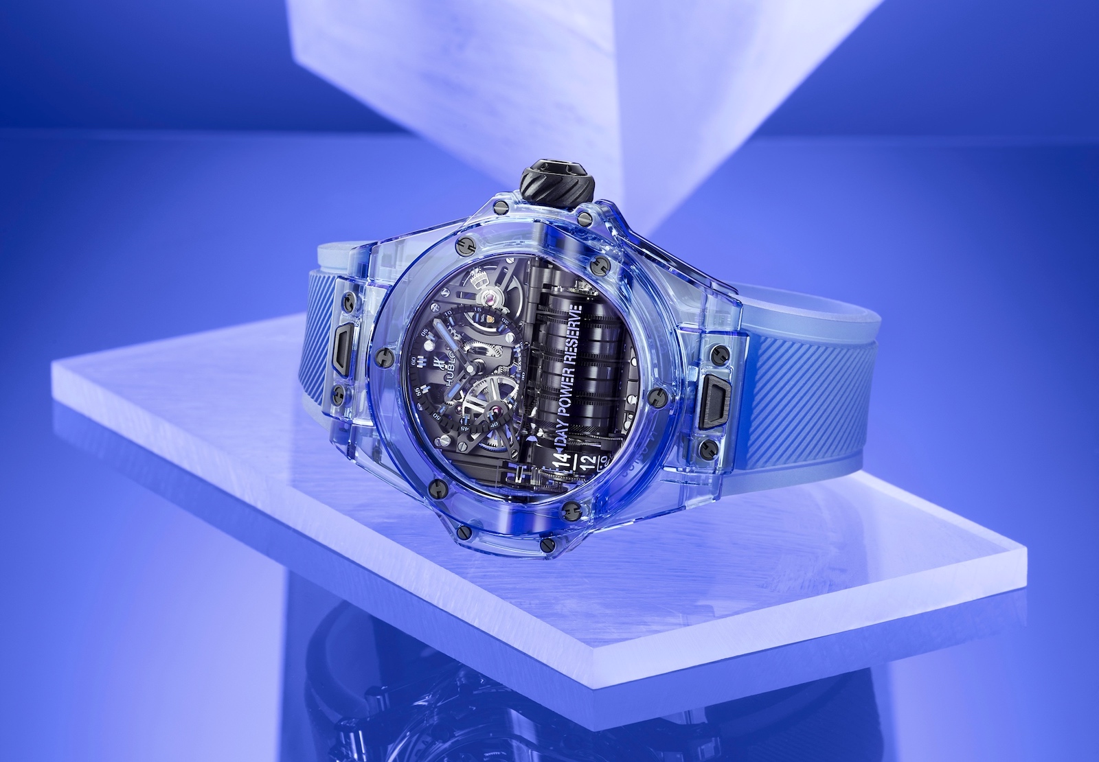 Hublot en la LVMH Watch Week - Big Bang MP-11 14-Days Power Reserve Blue Sapphire
