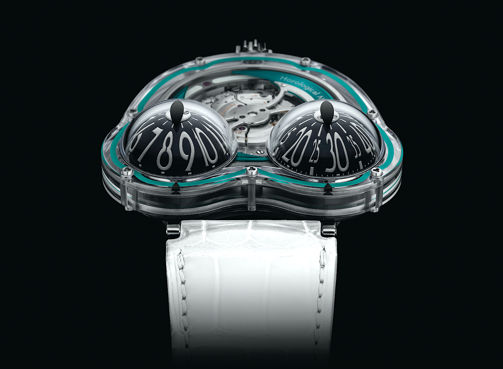 MB&F HM3 FrogX - turquoise face