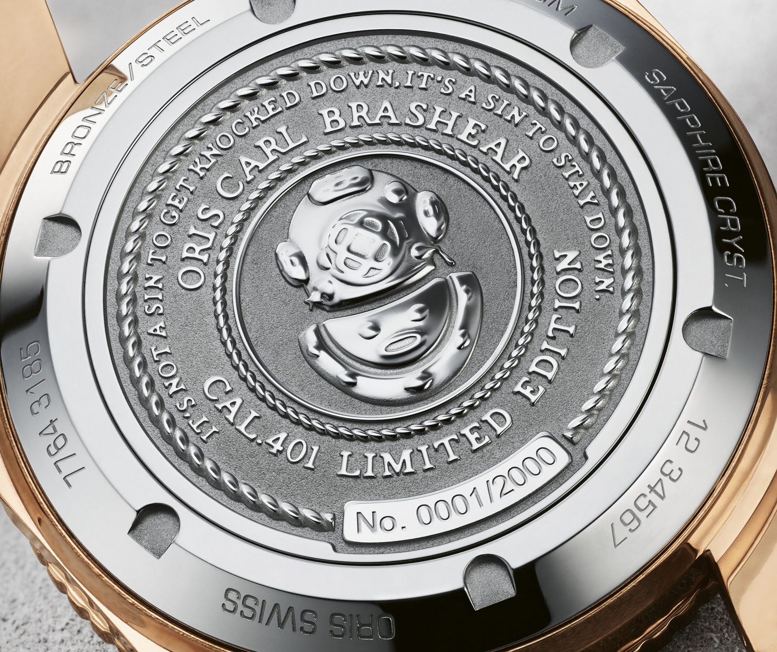 Oris Carl Brashear Calibre 401 Limited Edition-