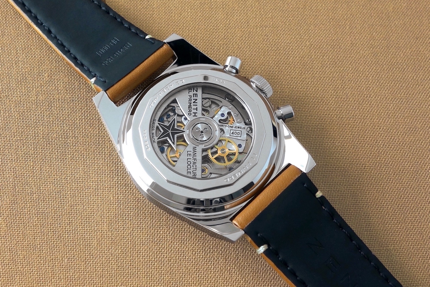 Zenith Chronomaster Revival El Primero A385 - caseback