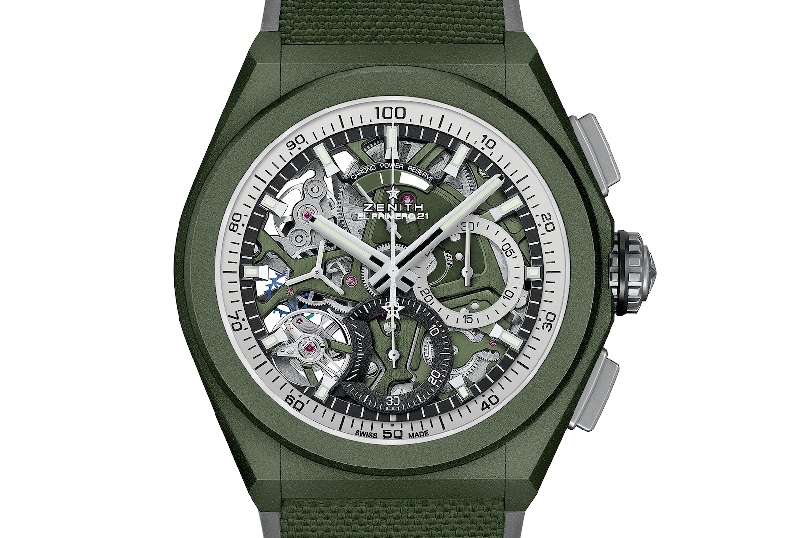 Zenith Defy 21 Urban Jungle - esfera