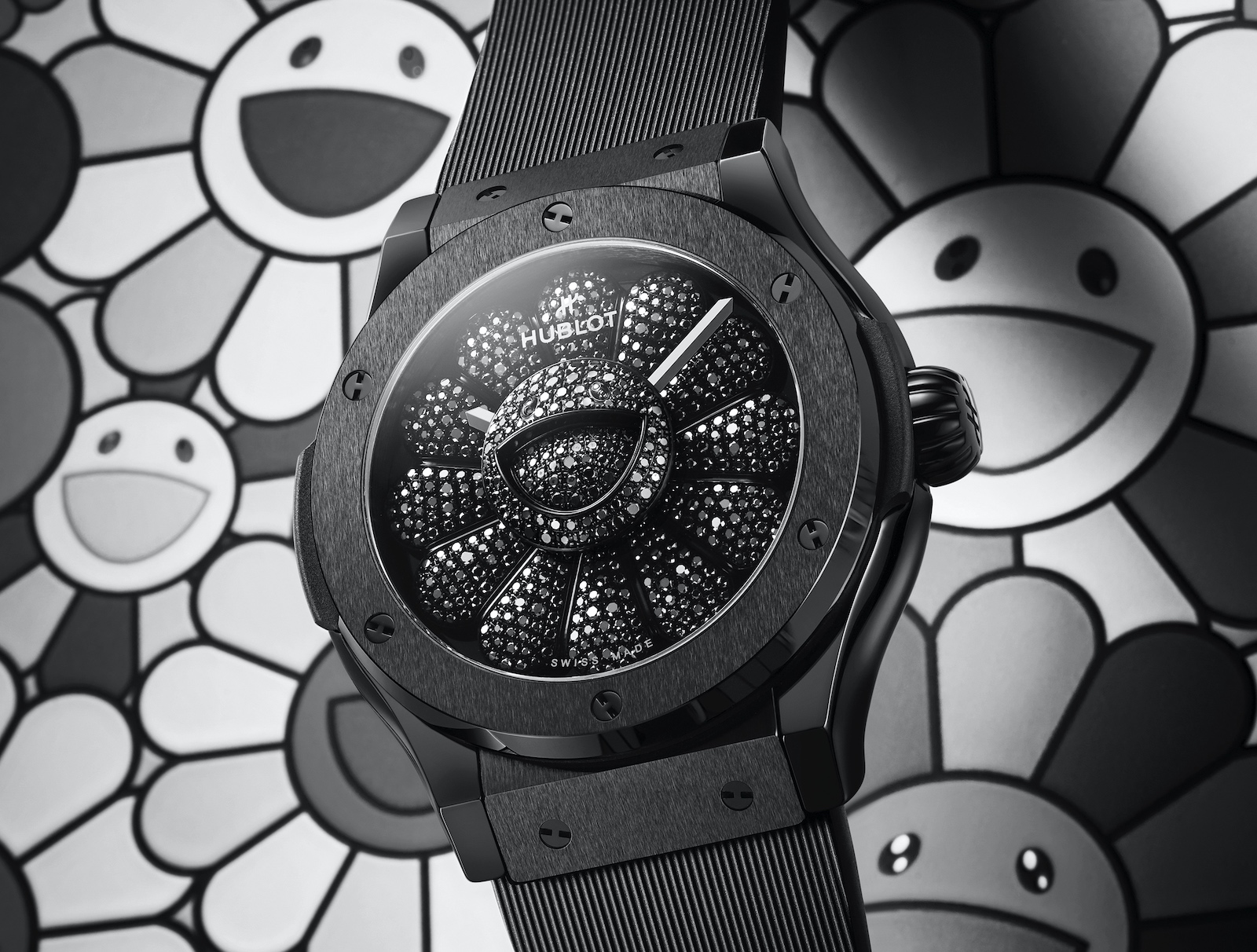 Hublot Classic Fusion Takashi Murakami All Black - art 3