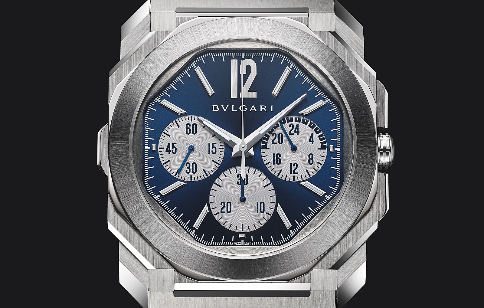 Bvlgari Octo Finissimo S Chronograph GMT - dial
