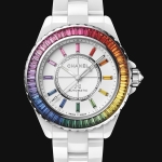 Chanel J12 Electro.<br> El icono destella color