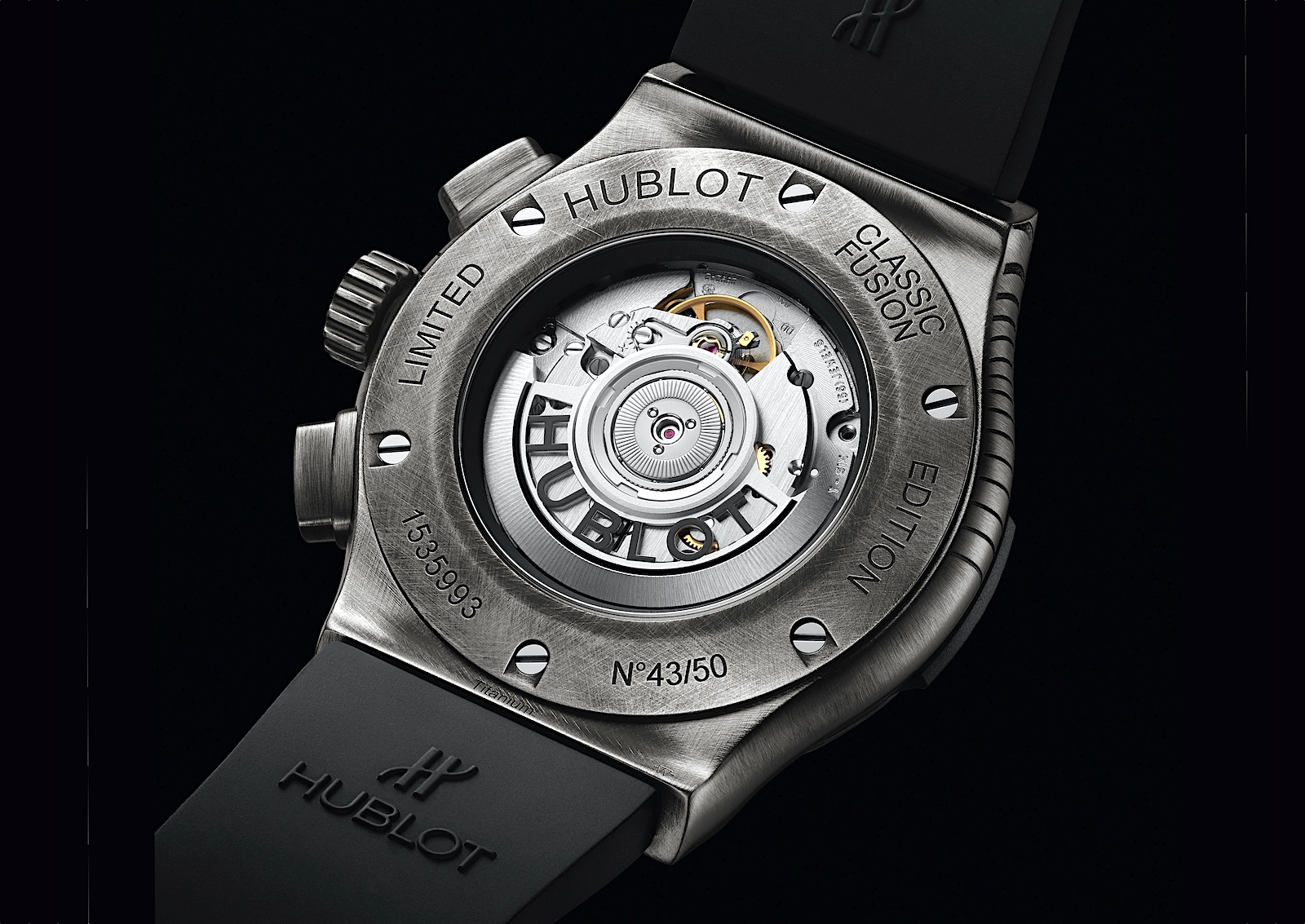 Hublot Classic Fusion Chronograph Shepard Fairey - caseback