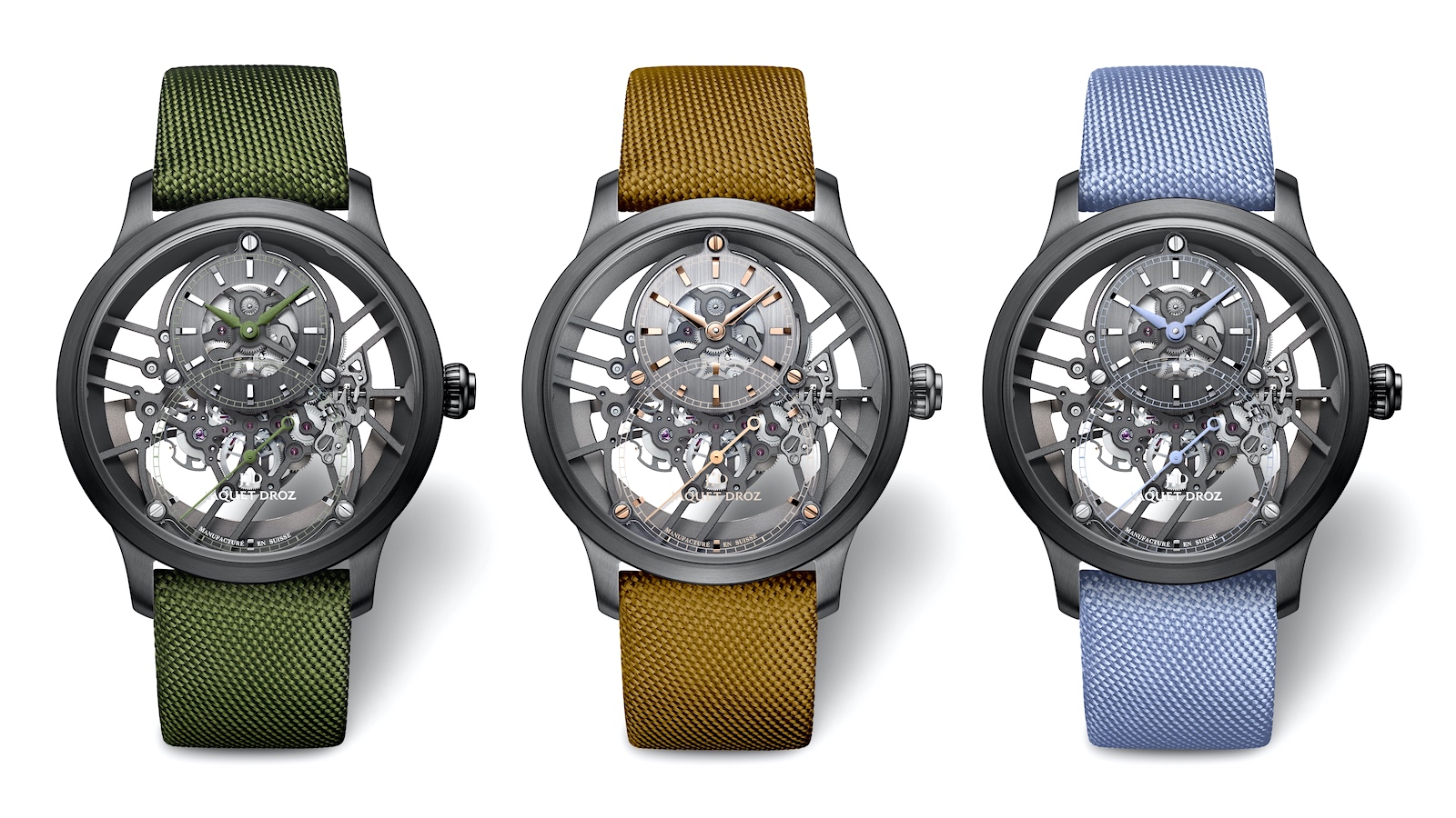 Jaquet-Droz Grande Seconde Skelet-One Ceramic 2021 - trio