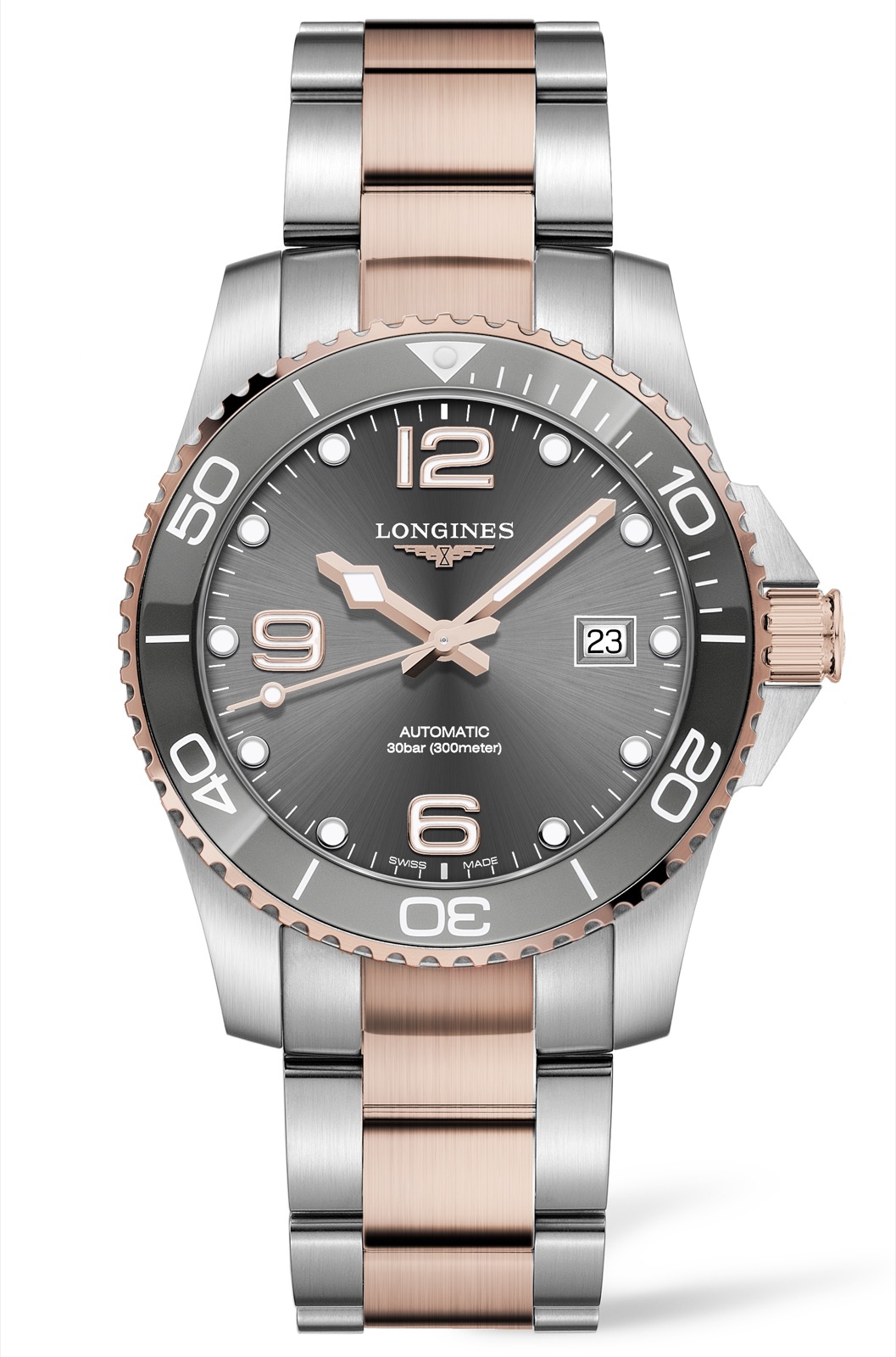 Longines HydroConquest bicolor brazalete
