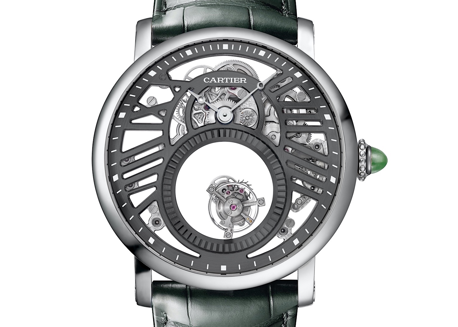 Rotonde De Cartier "Set Icônes" - Skeleton Mysterious Double Tourbillon