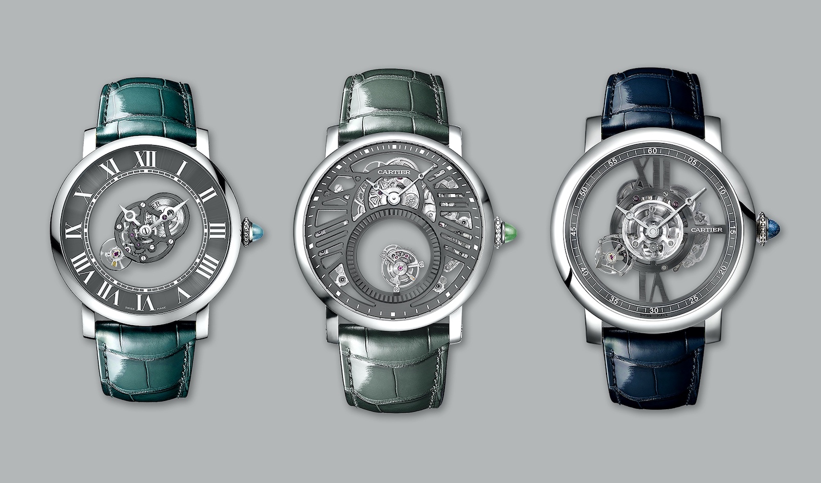 Rotonde De Cartier Set Icônes - trio grey