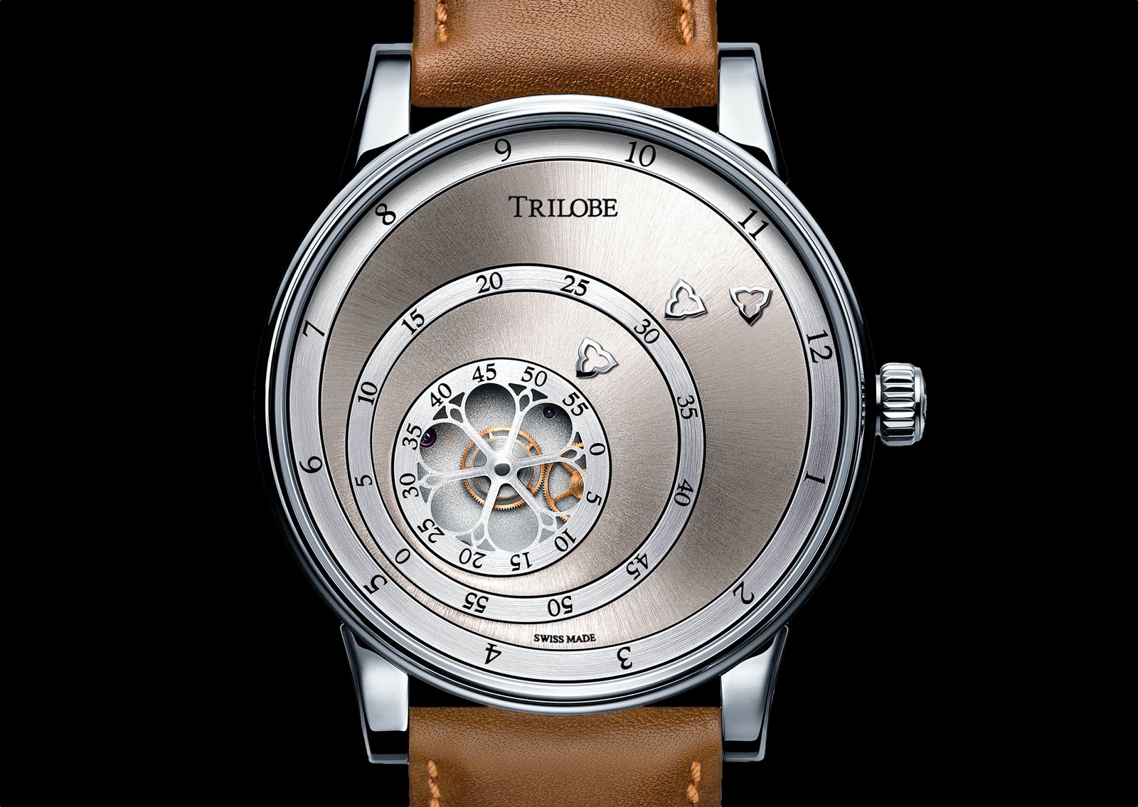 Trilobe Les Matinaux - dial front