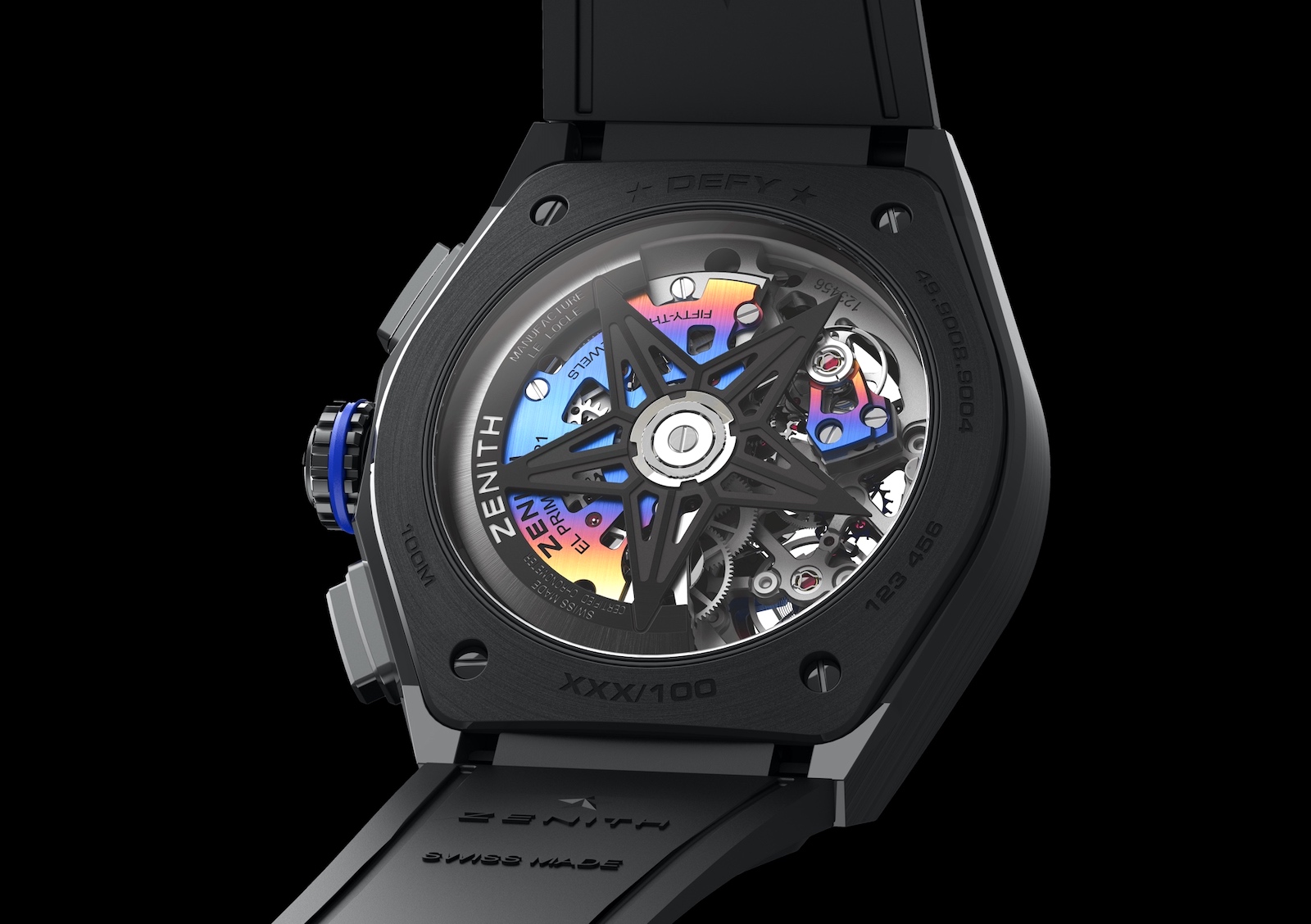 Zenith Defy 21 Felipe Pantone - caseback