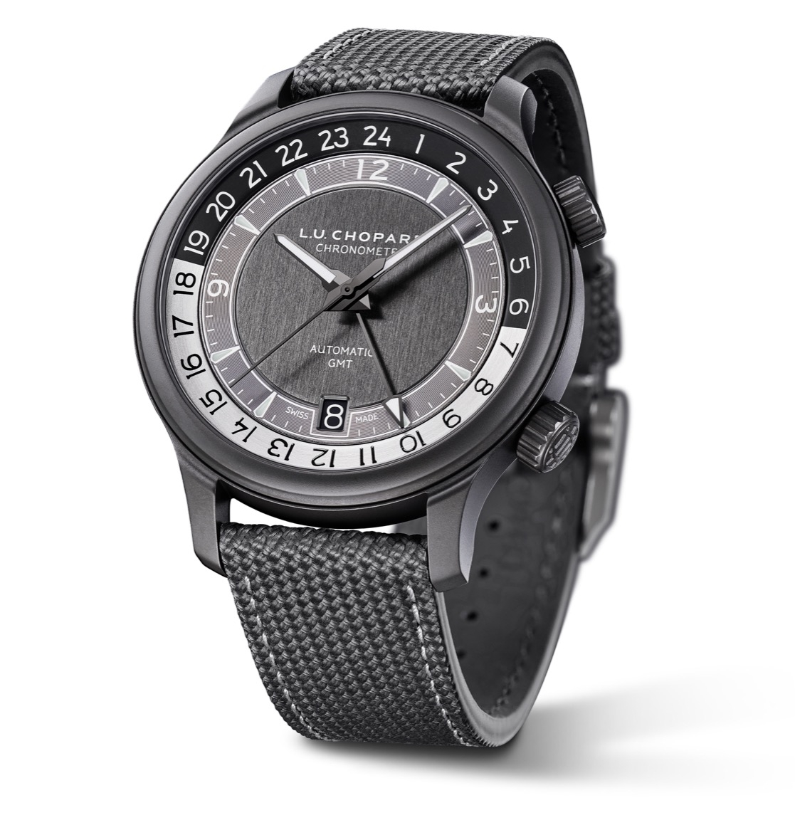 168579-3004 L.U.C GMT One Black (front)