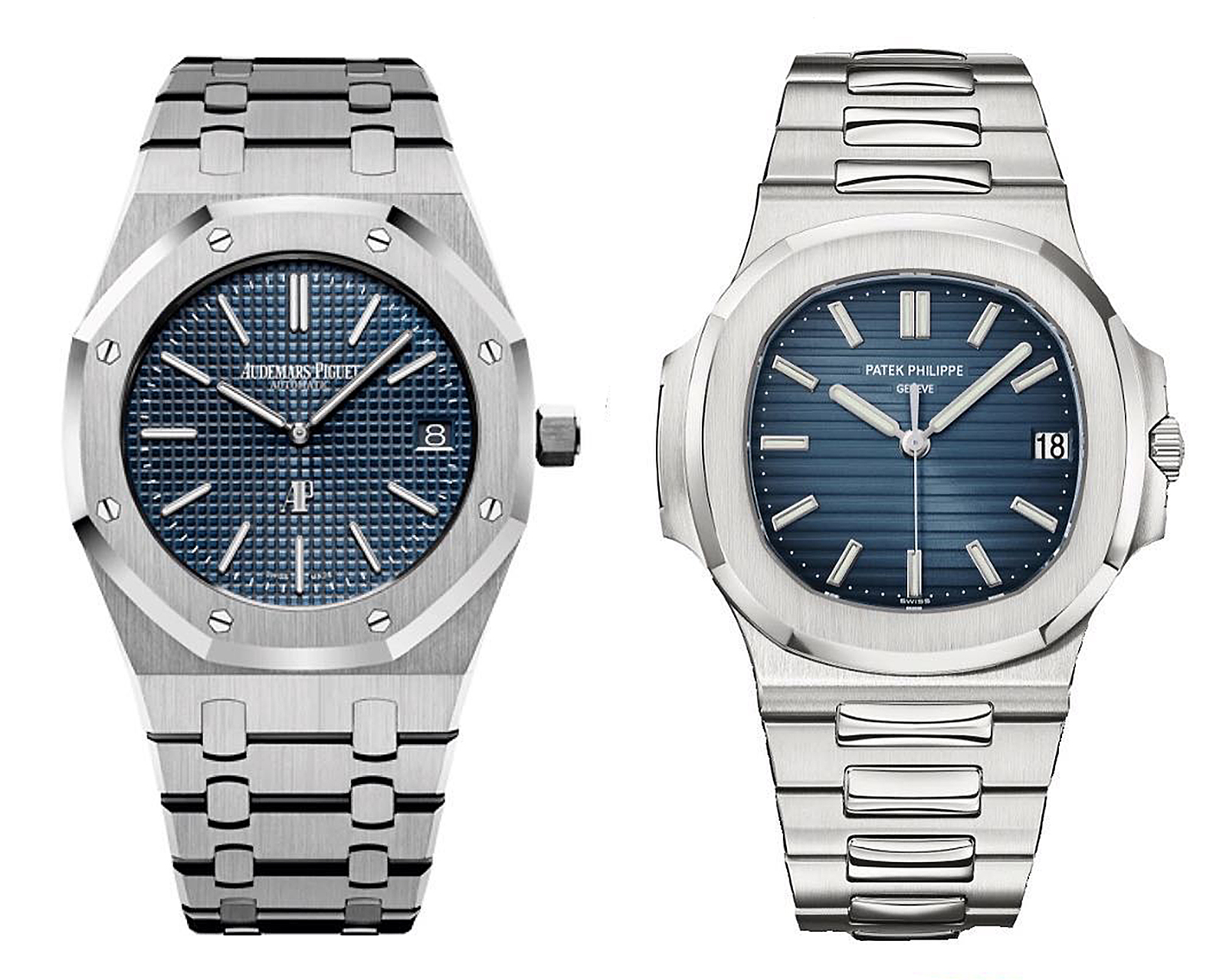 Audemars Piguet Royal Oak Jumbo 15202ST vs Patek Philippe Nautilus 5711