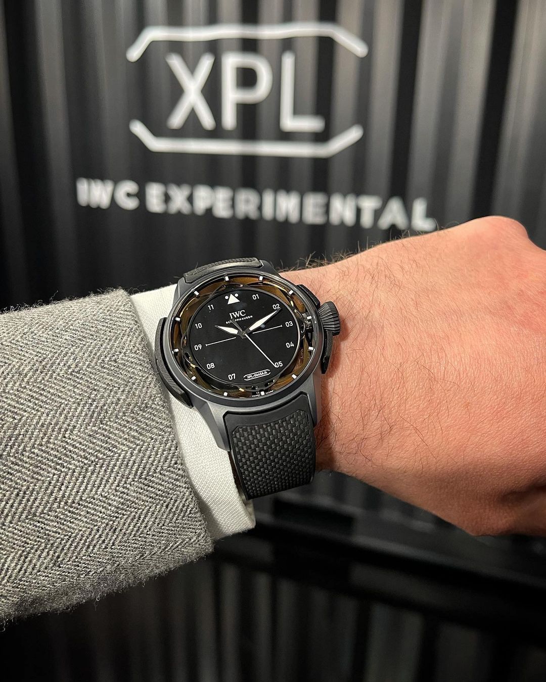 El Big Pilot's XPL en la muñeca de Chris Grainger-Herr, el CEO de IWCl nuevo Big Pilot's XPL