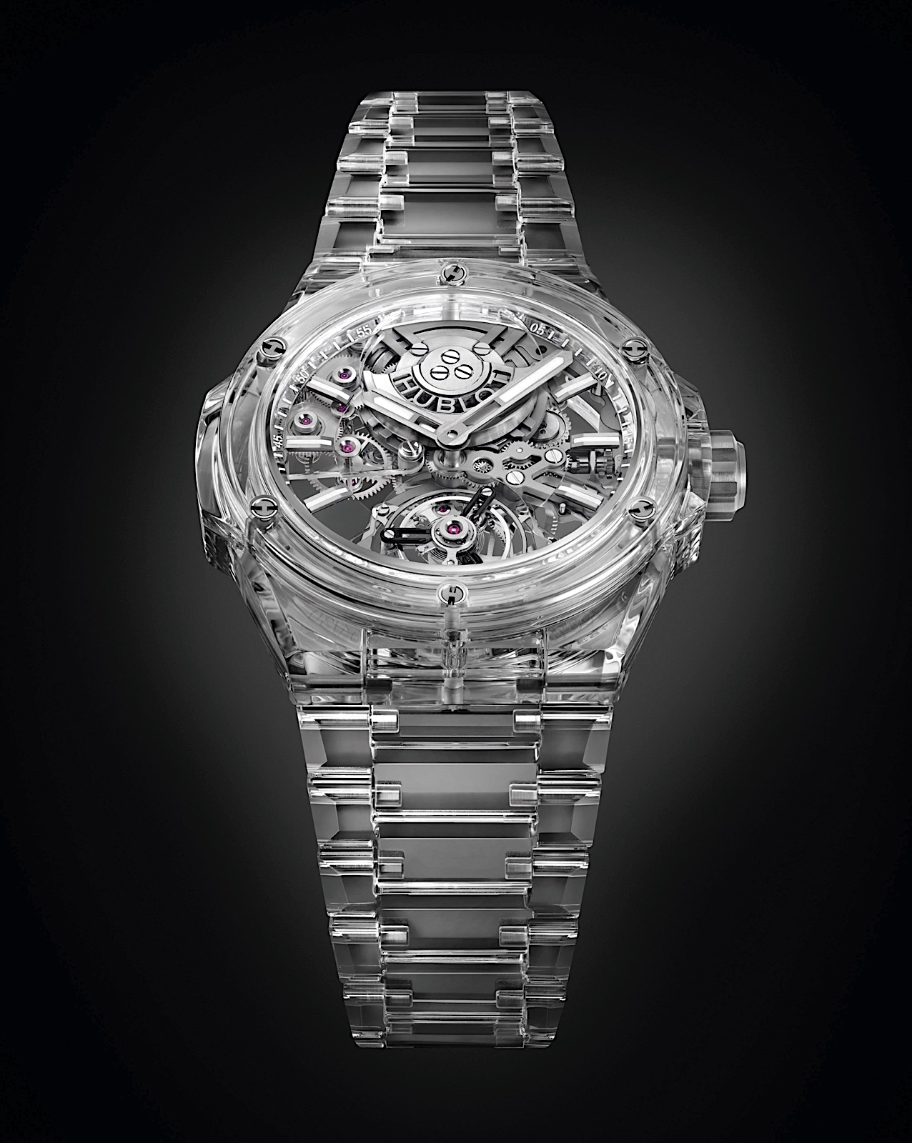 Hublot Big Bang Tourbillon Sapphire - front