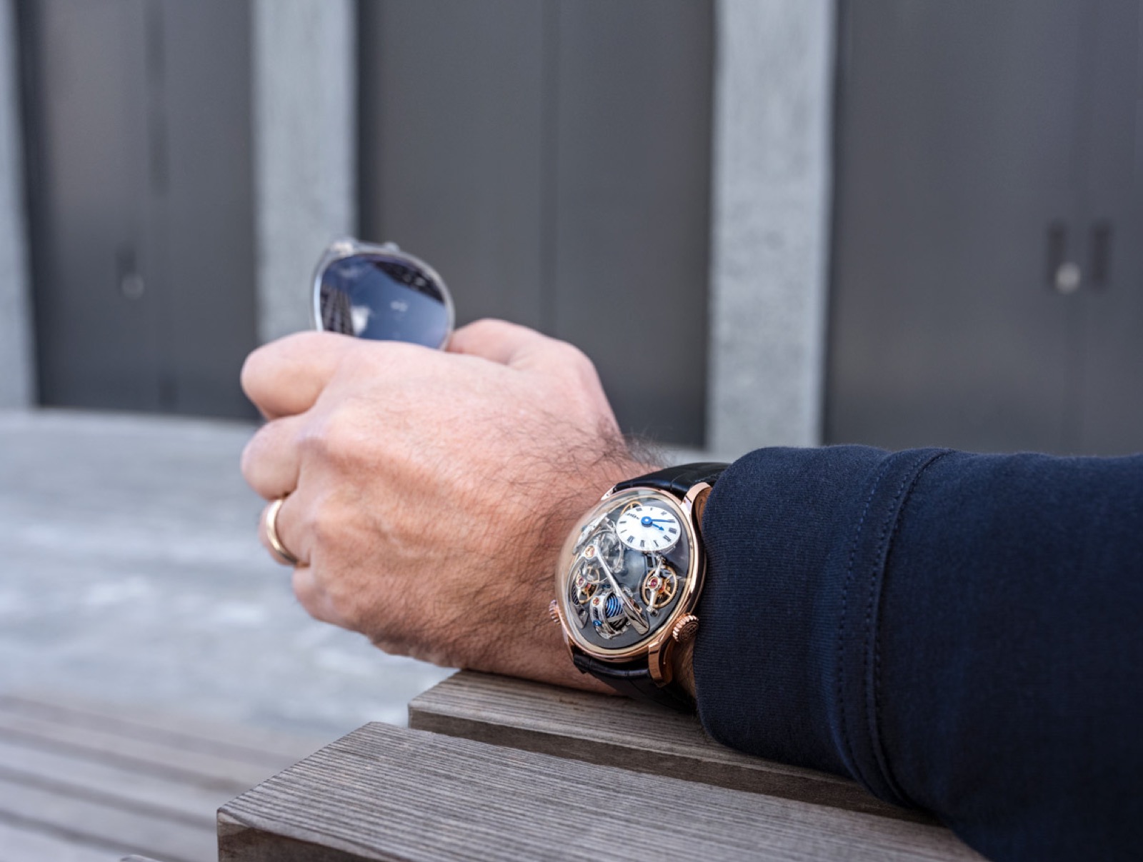 MB&F Legacy Machine X oro rojo
