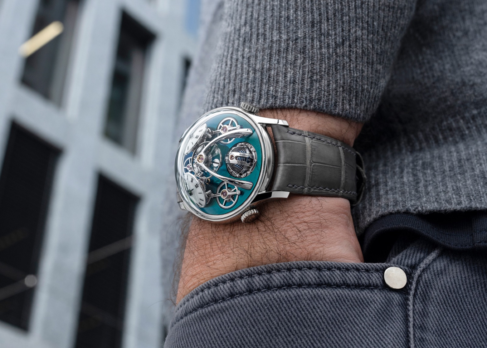MB&F Legacy Machine X titanio
