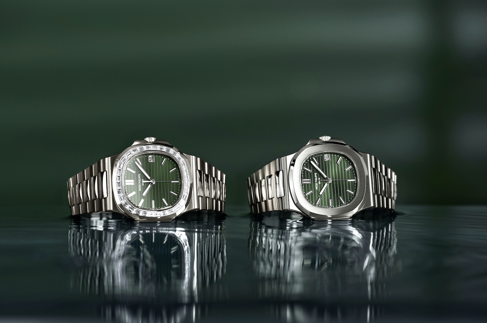 Patek Philippe en Watches and Wonders 2021 - Nautilus duo verde