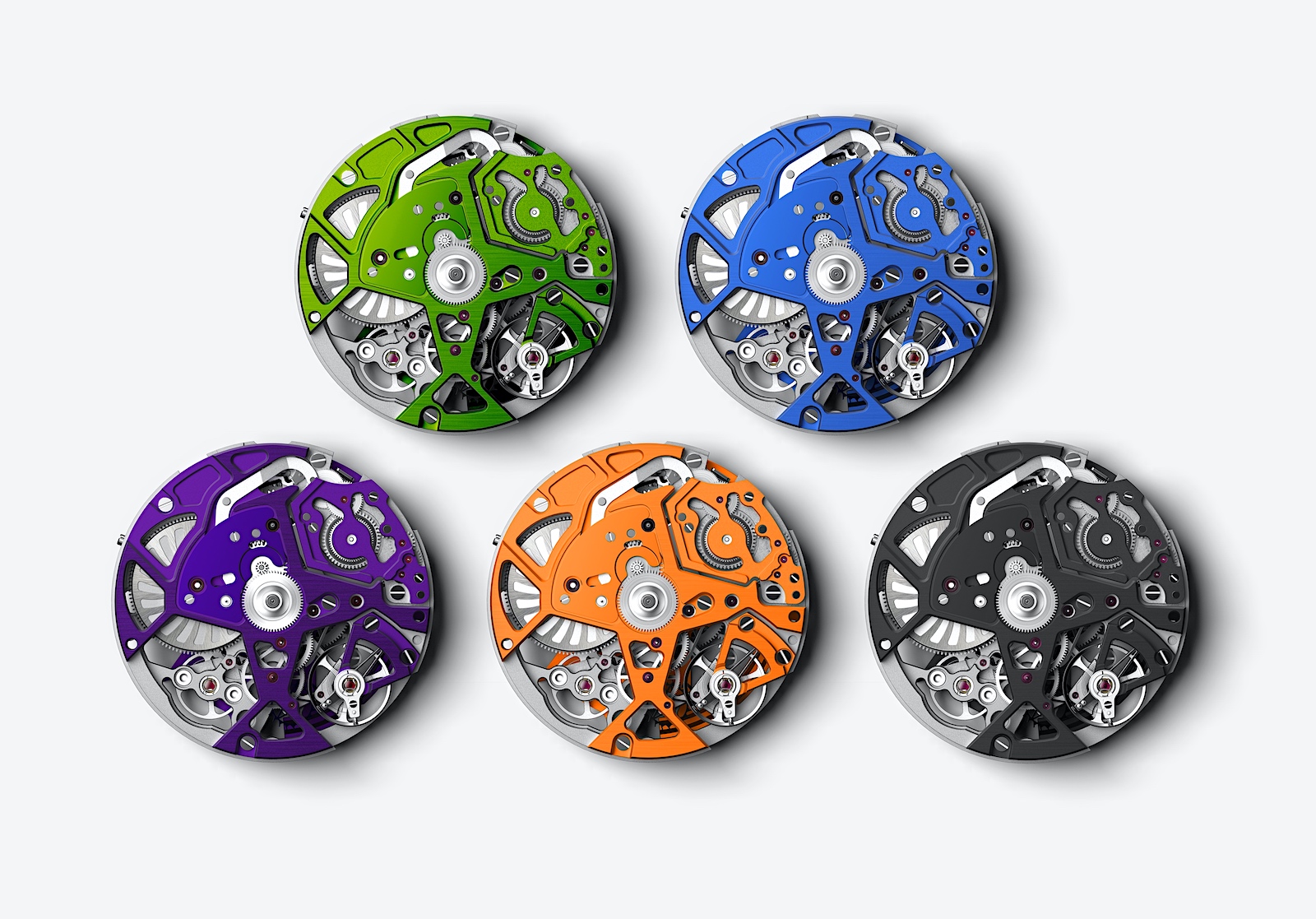 Zenith en Watches and Wonders 2021 - Defy 21 Spectrum calibres
