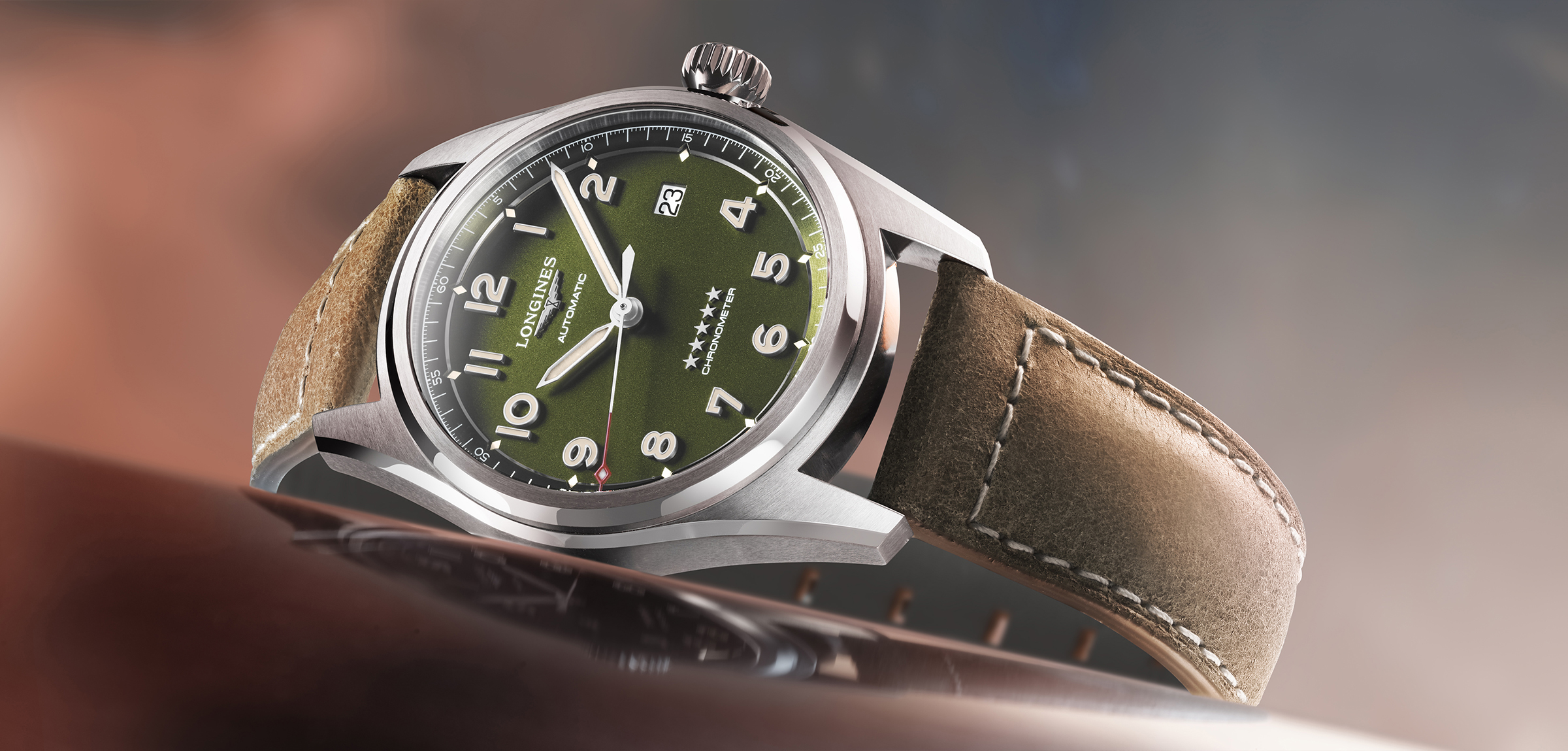 Longines Spirit esfera verde