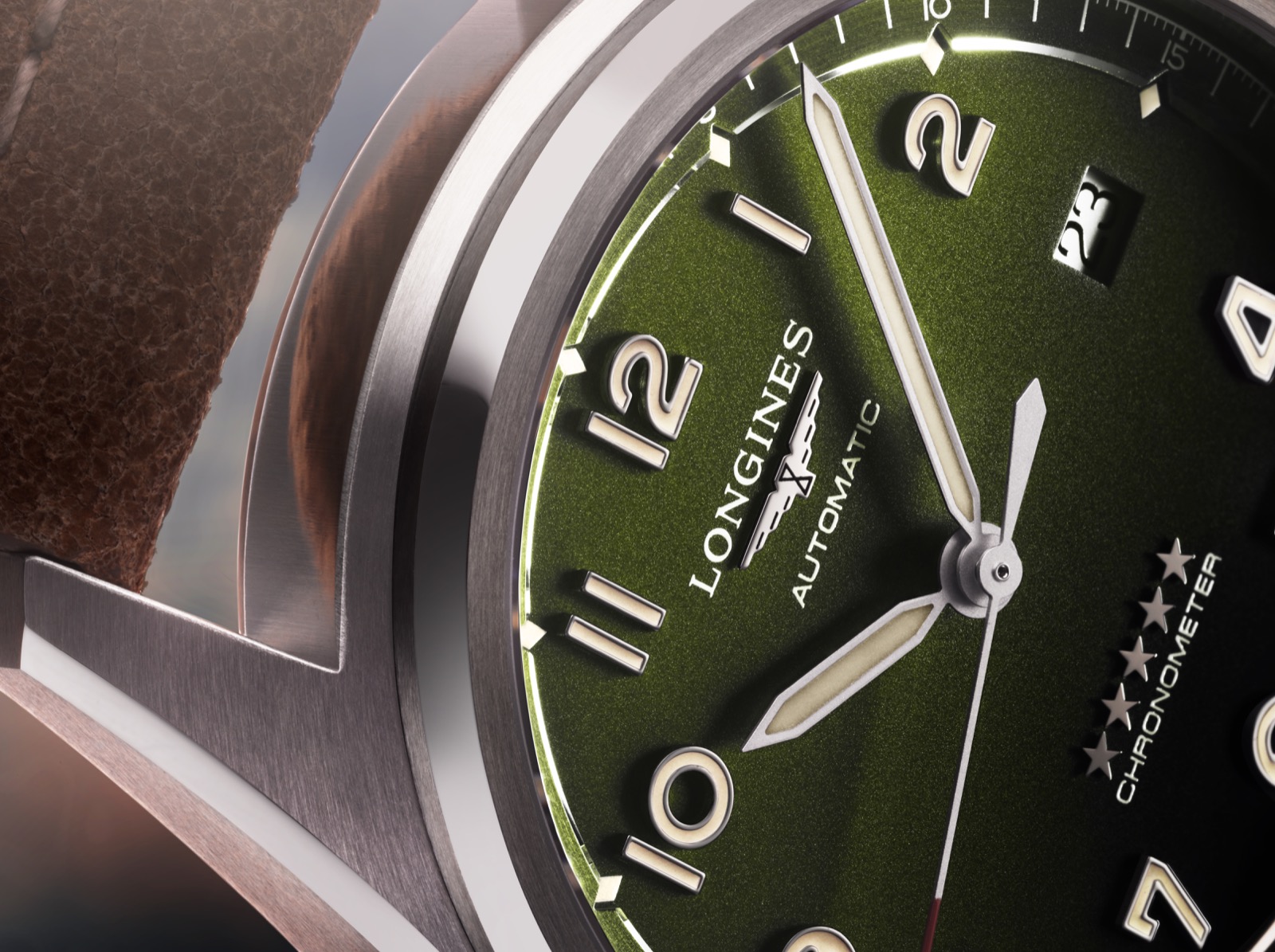 Longines Spirit esfera verde