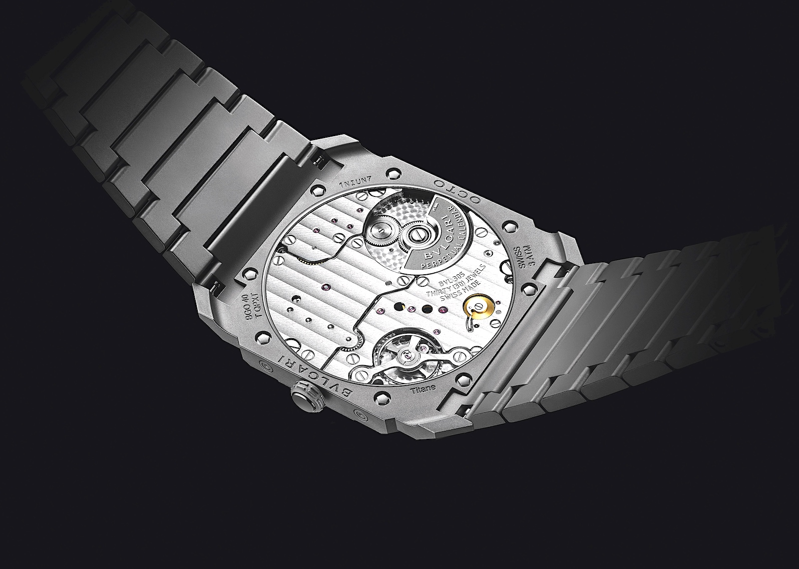 Bvlgari Octo Finissimo Perpetual Calendar - caseback Ti