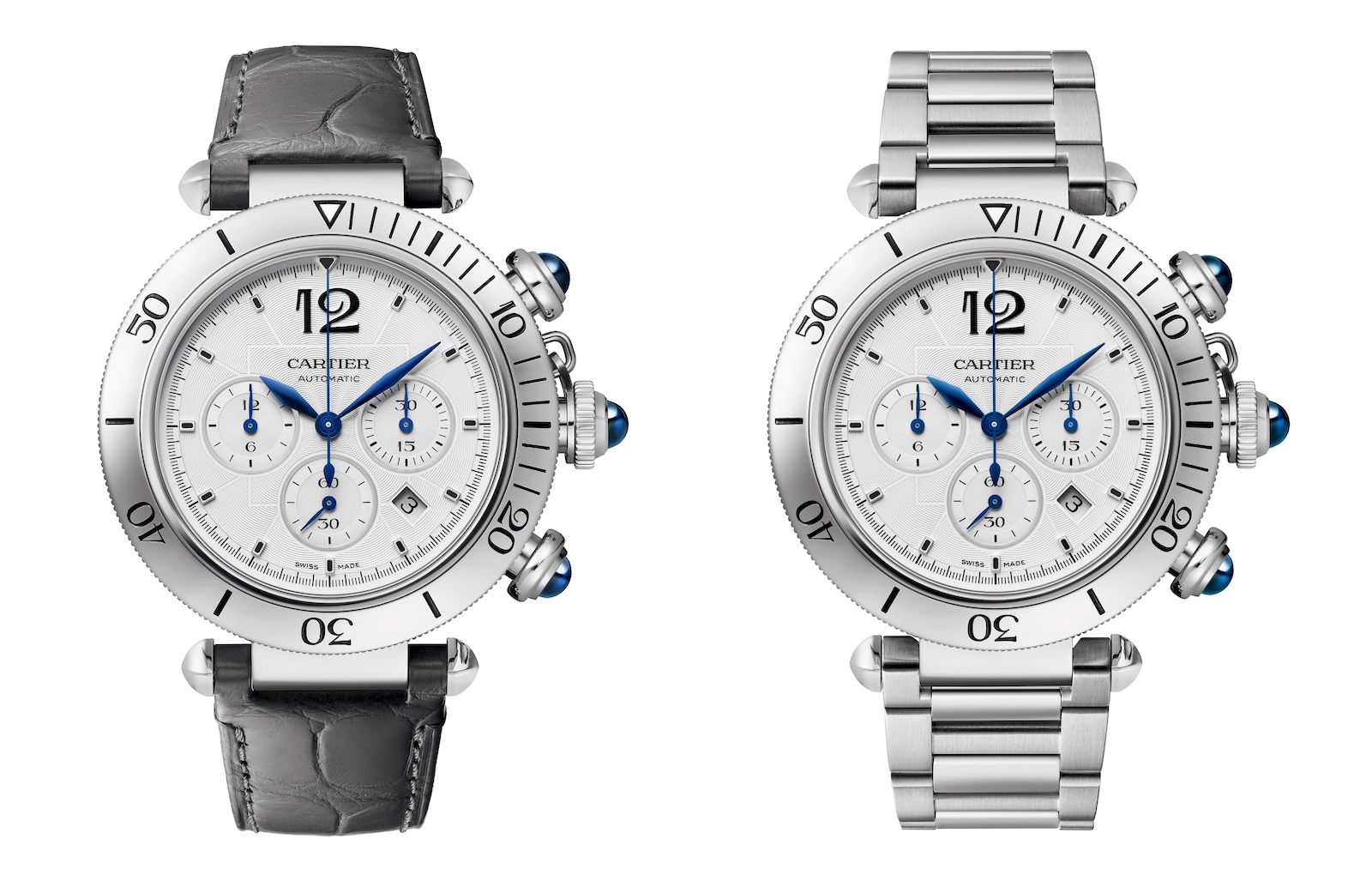 Cartier Pasha Chronograph - duo steel