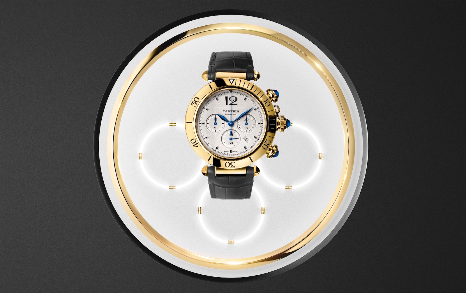 Cartier Pasha Chronograph - gold
