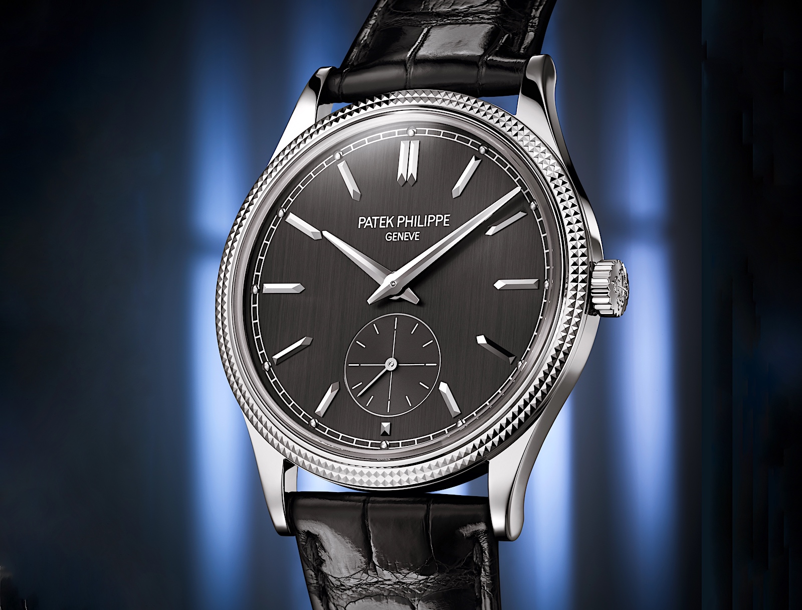 Patek Philippe Calatrava "Clous de Paris" 6119G - horizontal