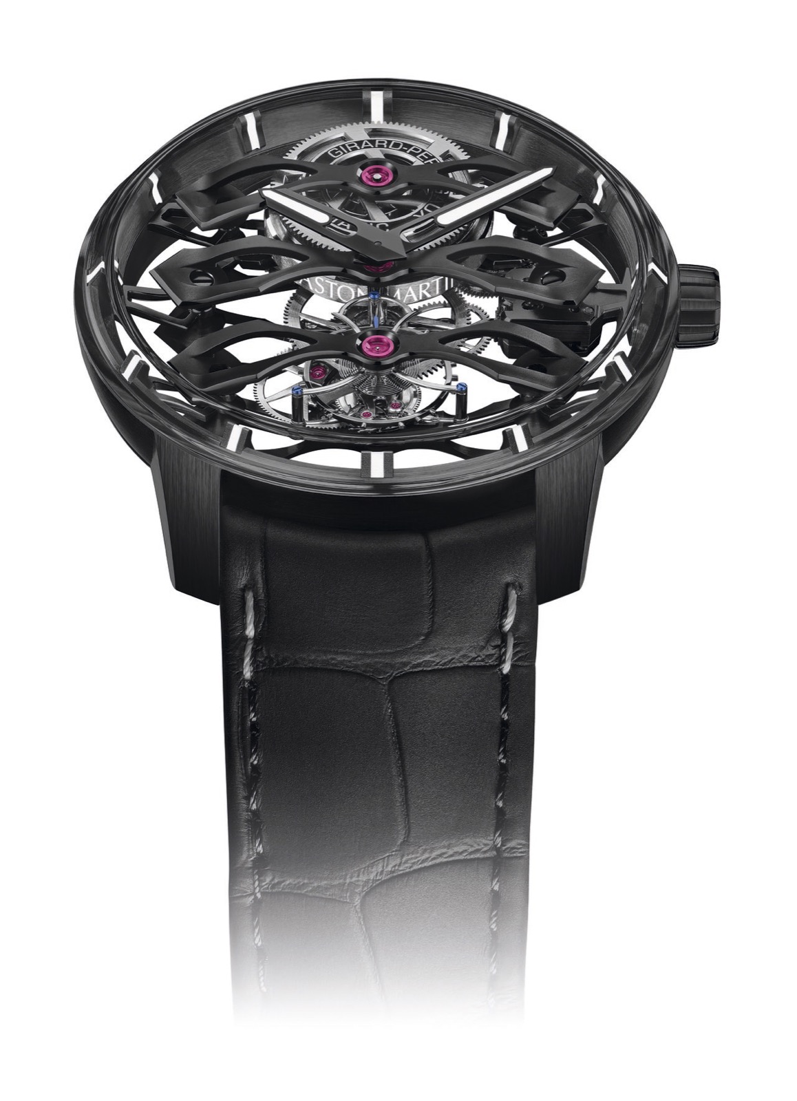 Girard-Perregaux Tourbillon Aston Martin Edition con tres puentes volantes