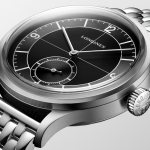 Longines Heritage Classic, con esfera negra y armis