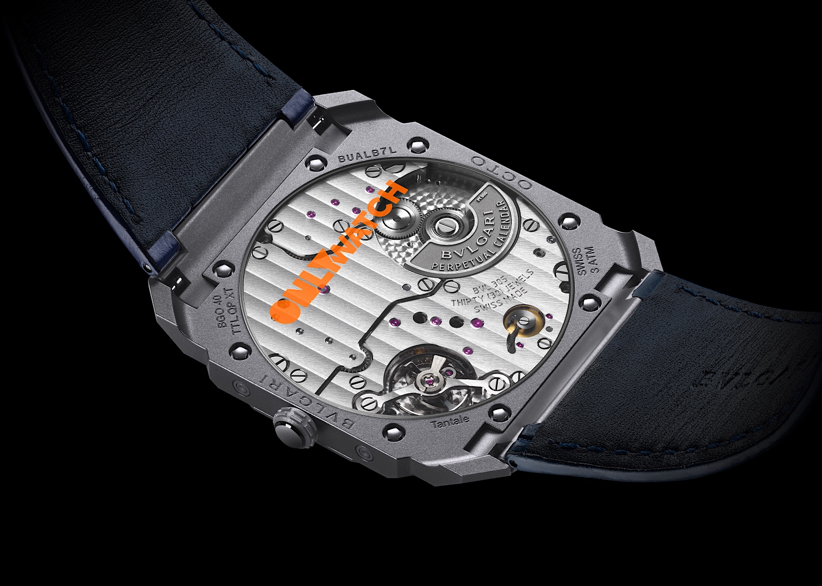 Bvlgari Octo Finissimo Perpetual Calendar Tantalum Only Watch 2021 - caseback