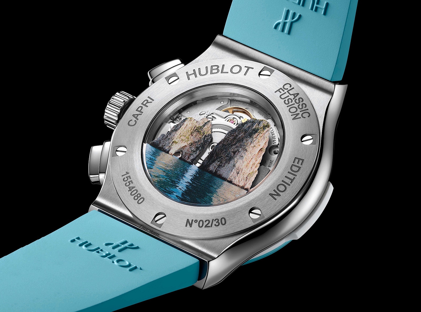 Hublot Mare Nostrum 2021 - Classic Fusion Chronograph Boutique Capri, caseback