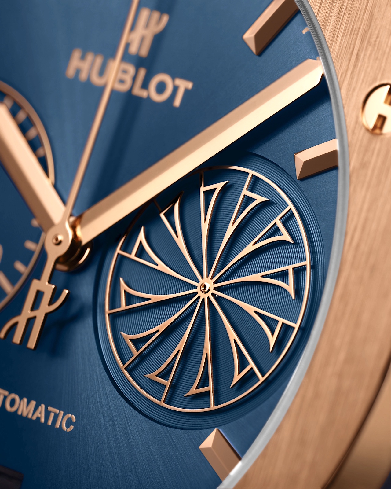 Classic Fusion Mykonos Chrono BlueCeramic KingGold