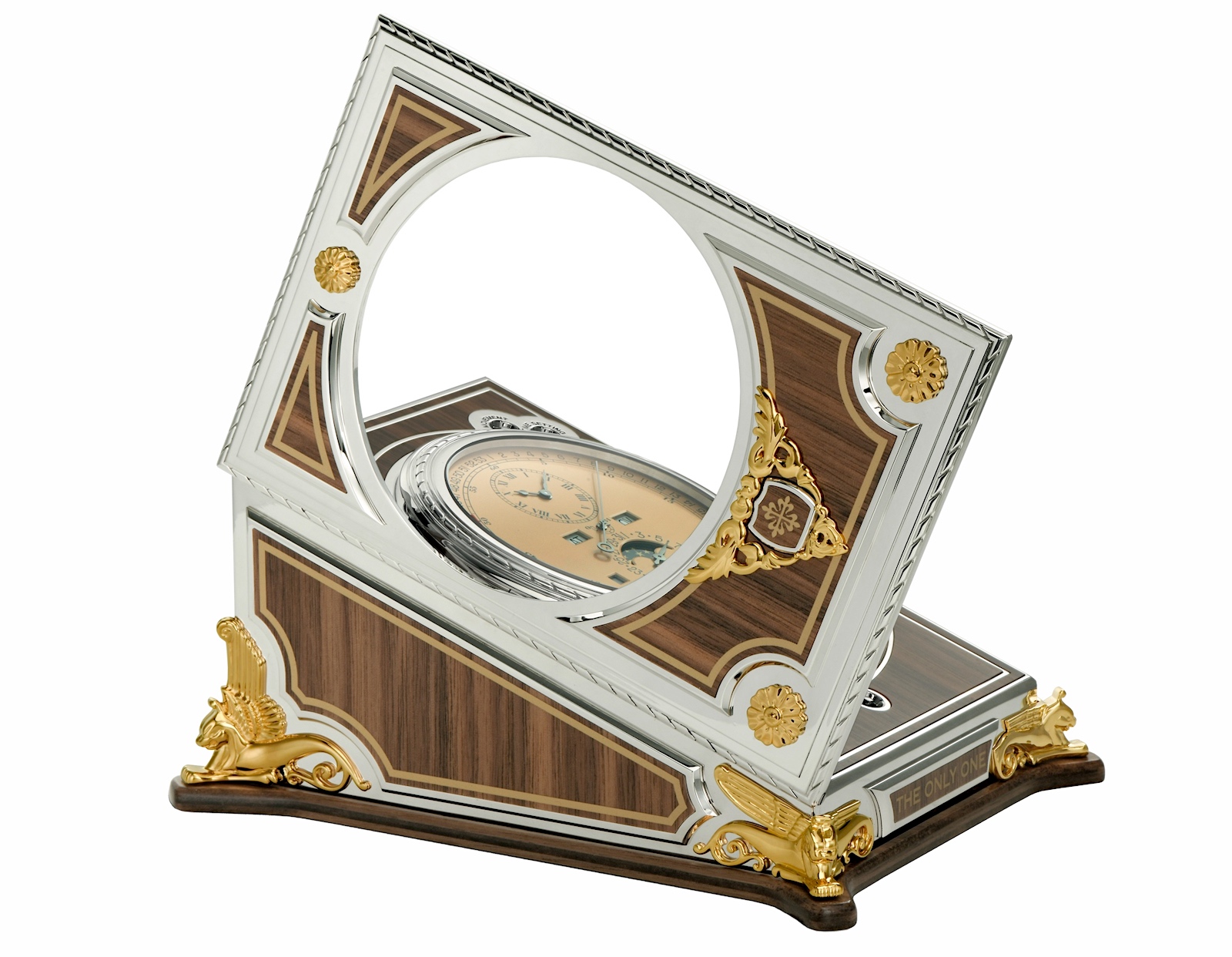 Patek Philippe Complicated Desk Clock 27001M-001 - open