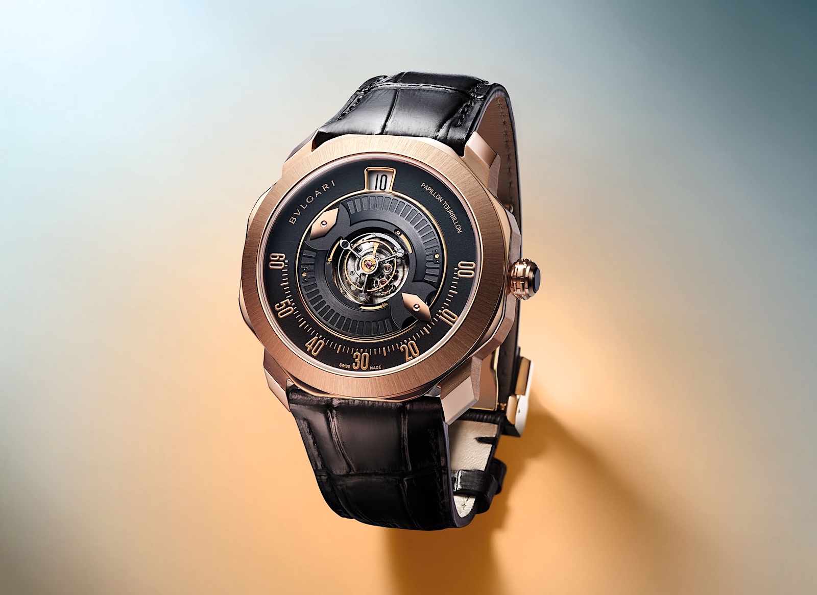 Bvlgari en los Geneva Watch Days 2021 - Octo Roma Central Tourbillon Papillon