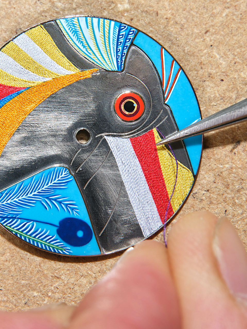 Hermes Arceau Toucan de Paradis - detalle v1
