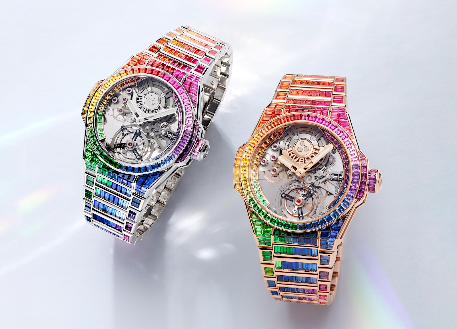 Hublot Big Bang Integral Tourbillon Rainbow - duo