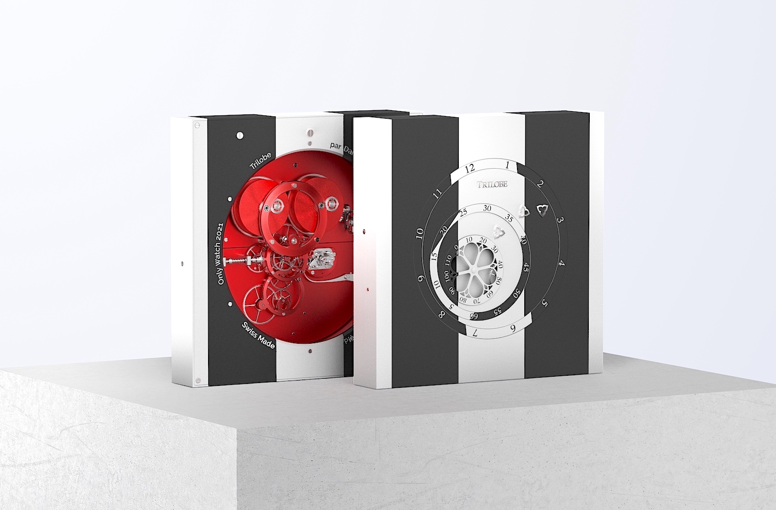 Trilobe par Daniel Buren. La Réciproque