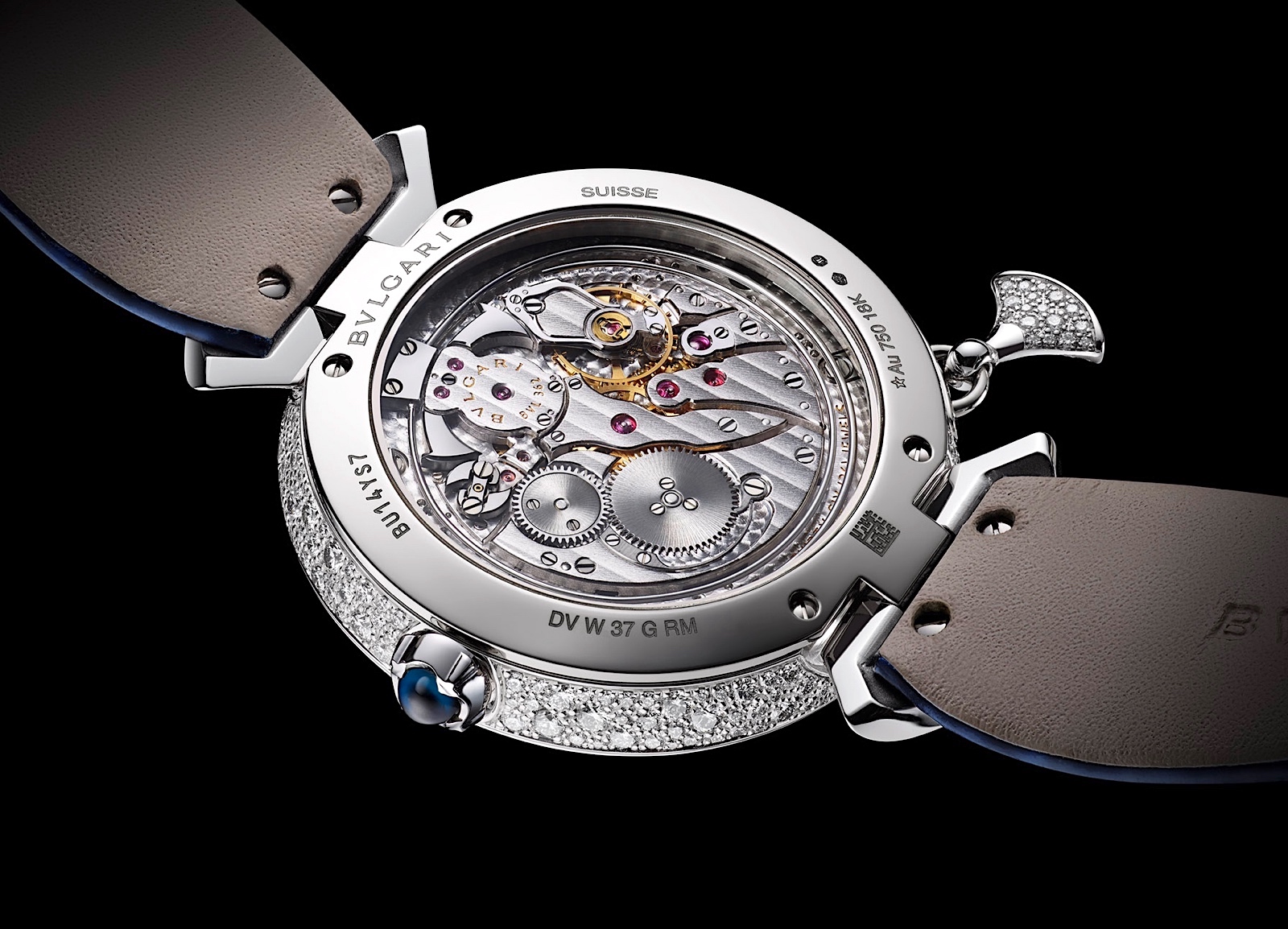 Bvlgari en los Geneva Watch Days 2021 - Divina Mosaica Minute Repeater caseback
