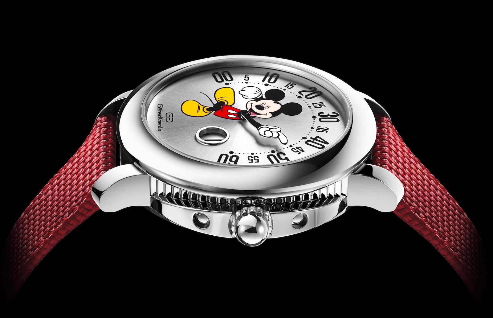 Gerald Genta Arena Retrograde Mickey Mouse - carrura